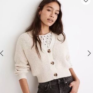 Madewell Greywell Cropped Cardigan